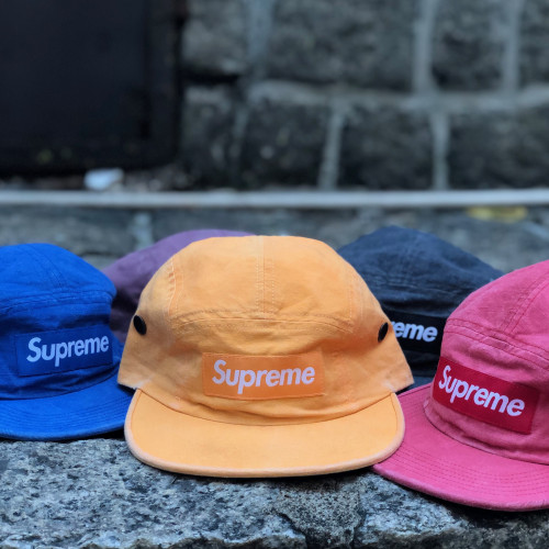 Supreme SS19 Washed Linen Camp Cap
