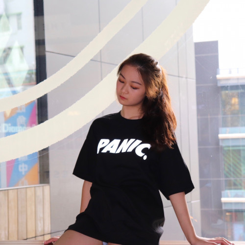 Panic 39 Logo. T-Shirt White Refective